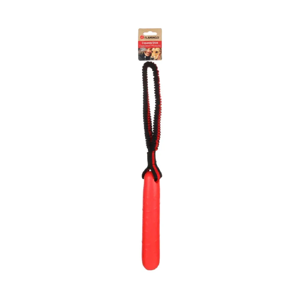 Flamingo, Koiranlelu, kelluva TPR-patukka joustavalla käsilenkillä, 55 cm